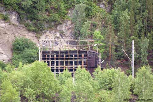 Mining Chemistry Plant in Zheleznogorsk on the coast of Enisey River