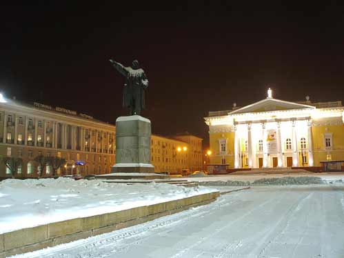 The Lenin monument
